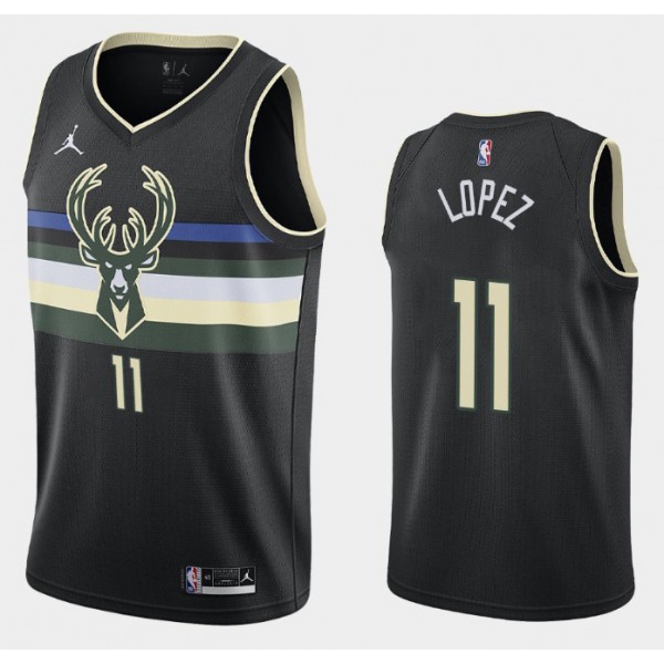 Milwaukee Bucks Trikot Brook Lopez 11 2020-2021 Jordan Brand Statement Edition Swingman - Herren Milwaukee Bucks Trikot Brook Lopez 11 2020-2021 Jordan Brand Statement Edition Swingman - Herren